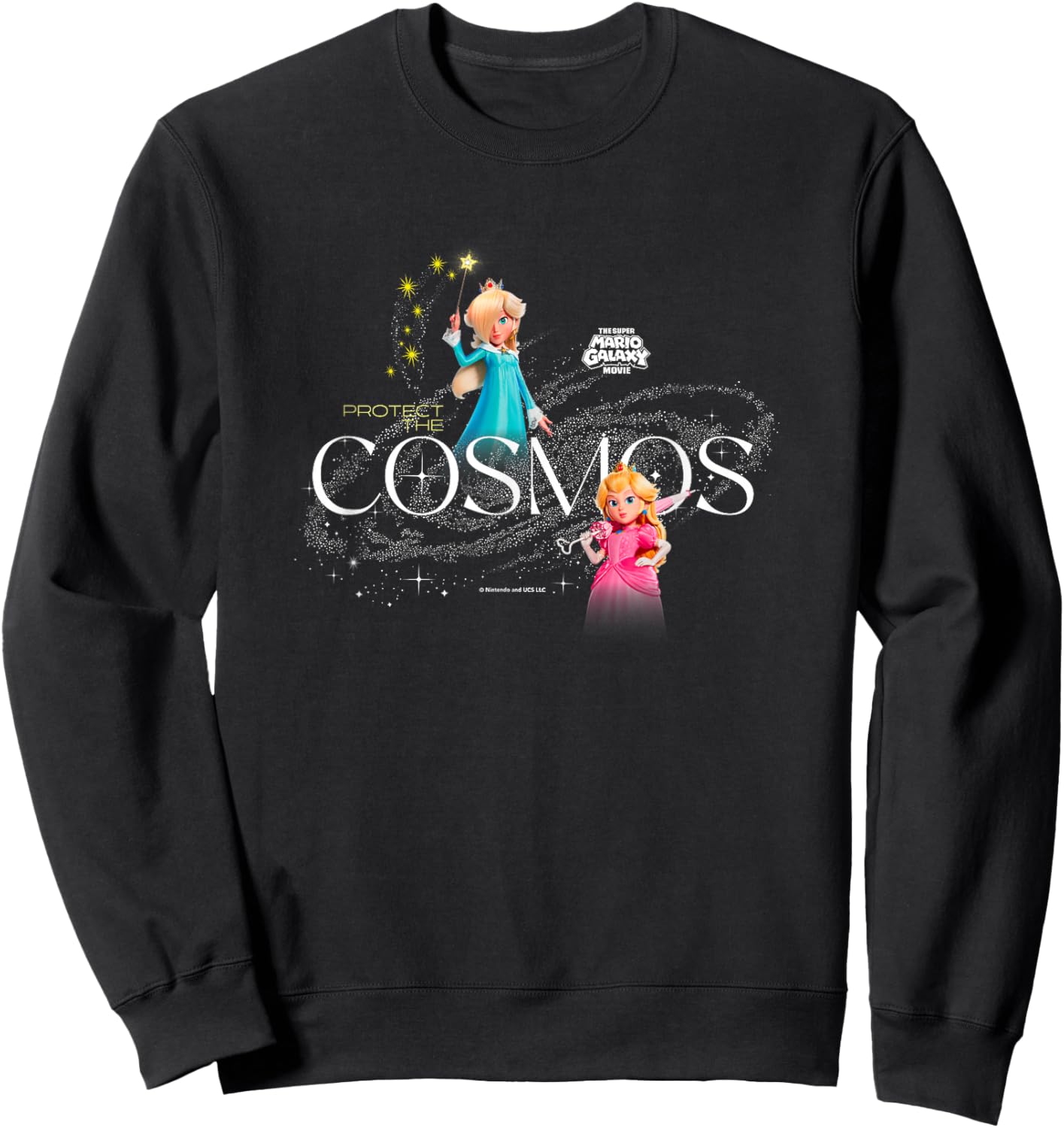 The Super Mario Galaxy Movie Protect the Cosmos Sweatshirt - Sweatshirt | Black