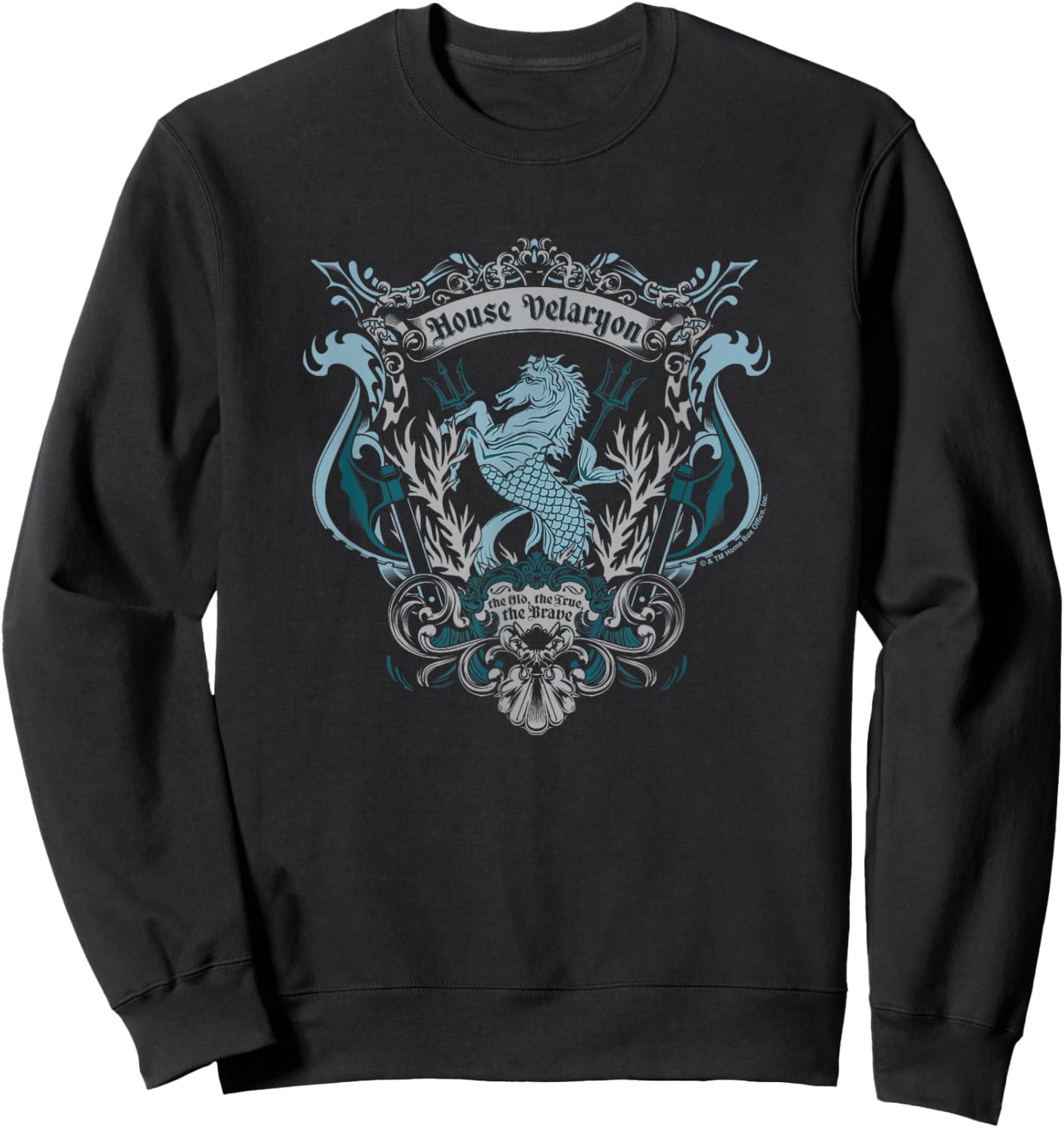 Game of Thrones House Velaryon Sweatshirt - Sweatshirt | Black
