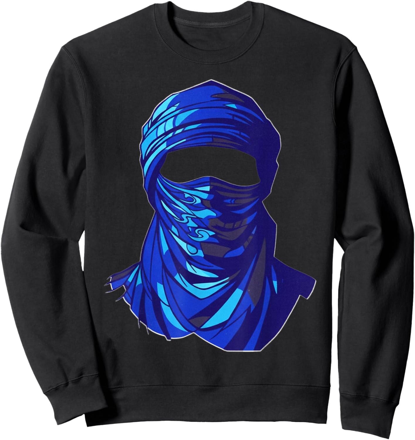 Tuareg Bedouin Head - Spirit of the Desert Sweatshirt - Sweatshirt | Black