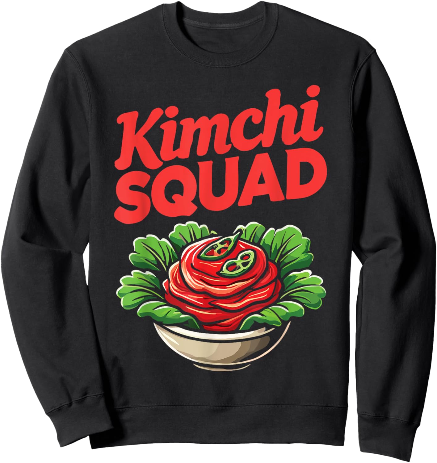 South Korea Kimchi Lover Kimchi Squad Sweatshirt - Sweatshirt | Black
