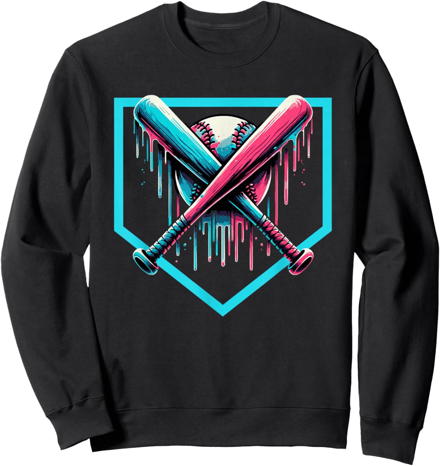 Drip Boys Baseball Bat and Sweatshirt - Sweatshirt | Black