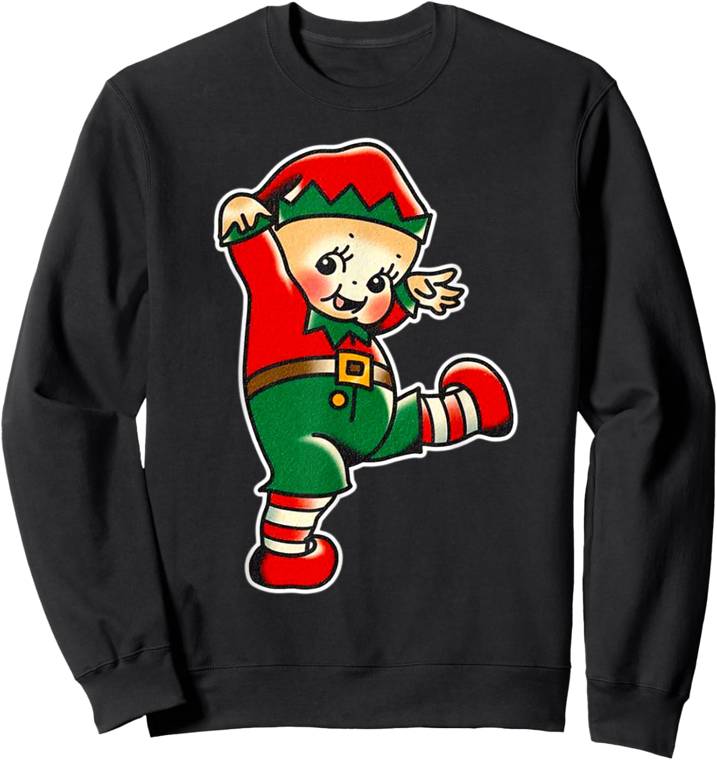 Kewpie Baby Elf Sweatshirt - Sweatshirt | Black