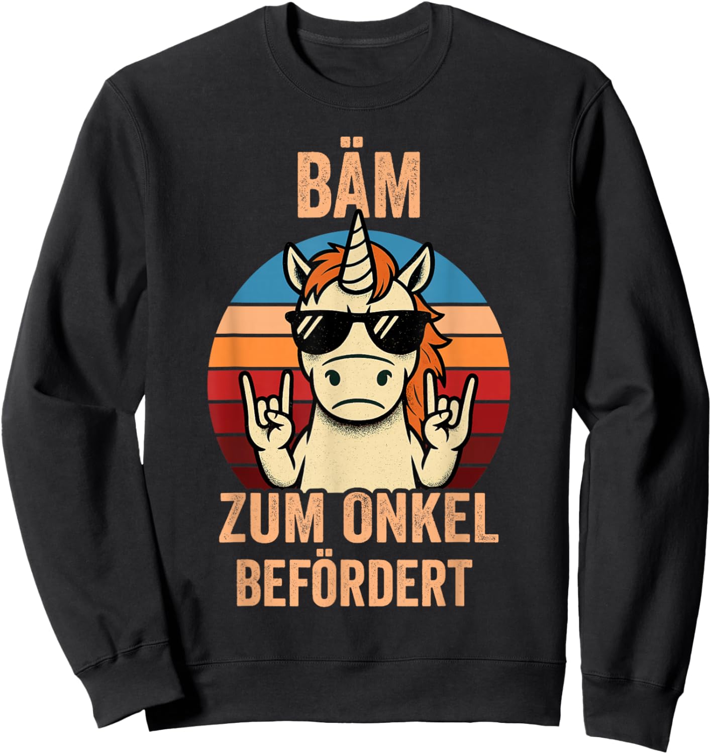 Zum Onkel Befördert 2026 2027 2028 Sweatshirt - Sweatshirt | Black