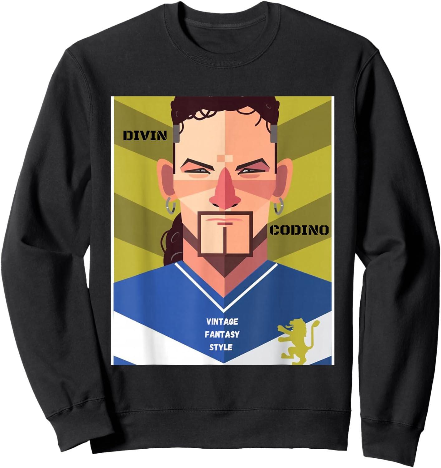 Divin Codino Roberto Baggio Sweatshirt - Sweatshirt | Black