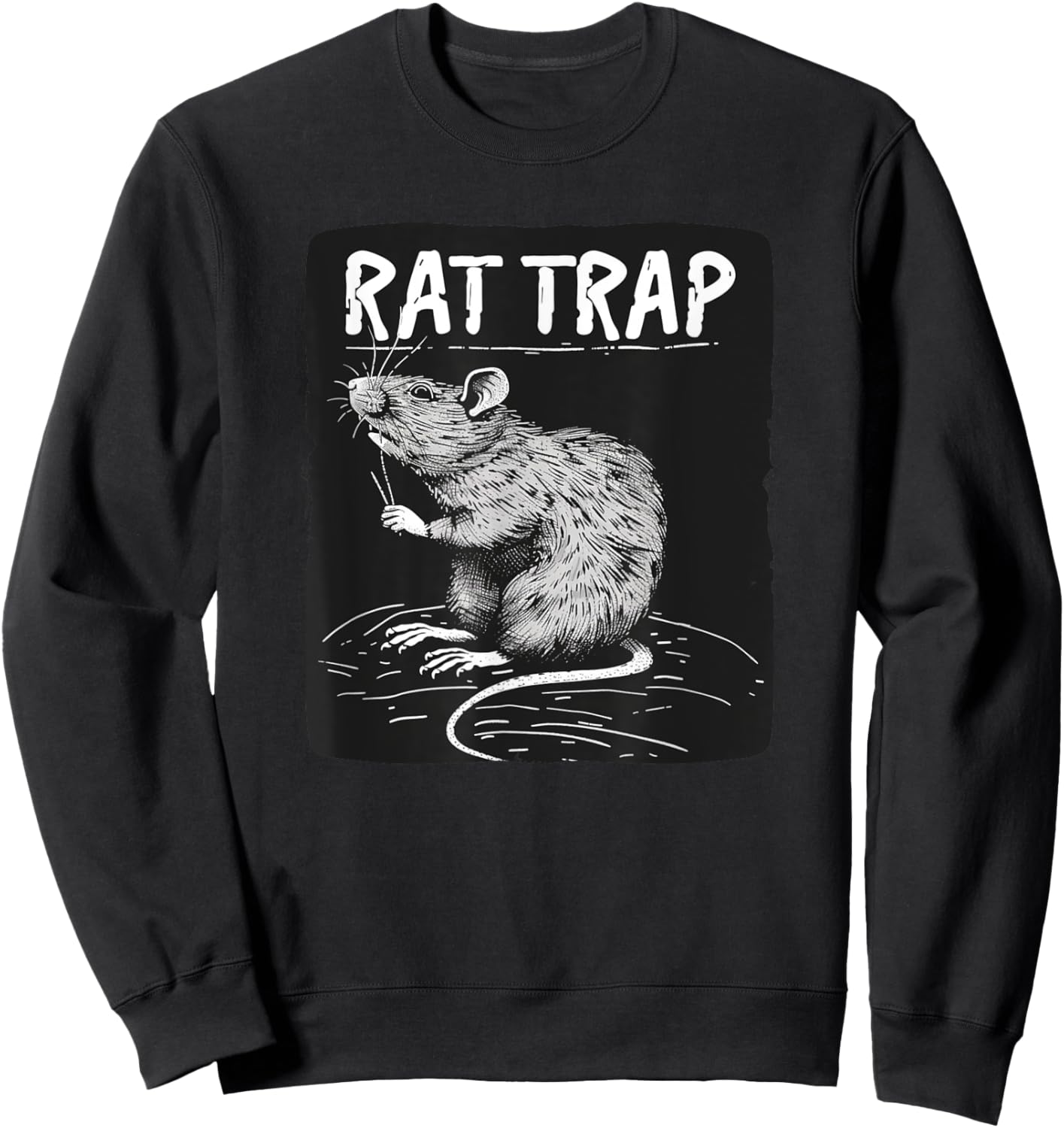Awesome Rodent Trap Costume for Rat Trap Saying Lovers Sweatshirt - Sweatshirt | Black