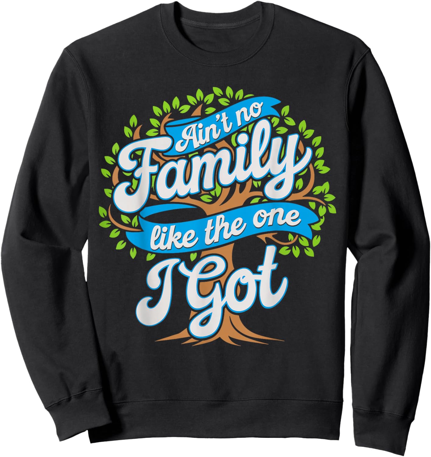 Ain't No Family Like The One I Got Shirt Matching Reunion Sweatshirt - Sweatshirt | Black