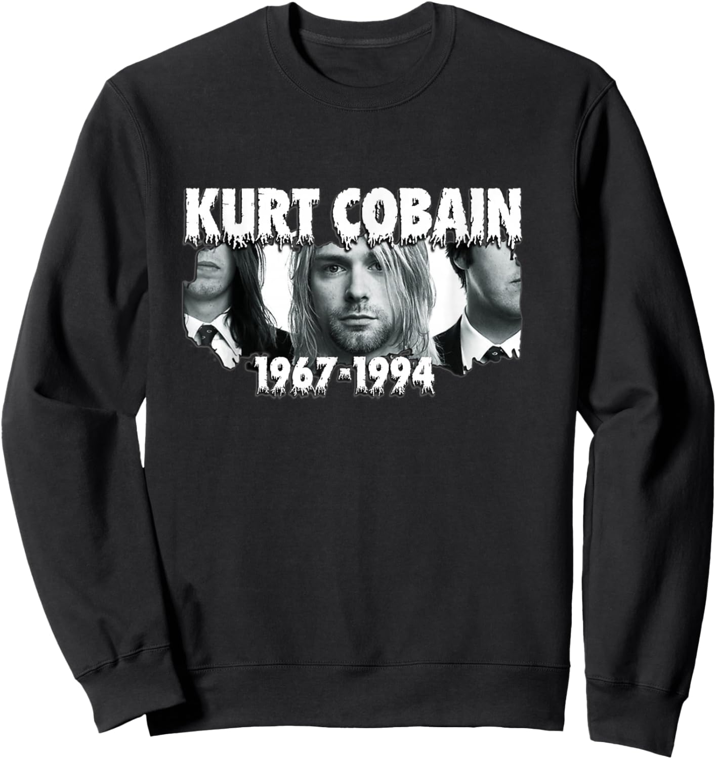 Alternative Rock_Grunge_001 Sweatshirt - Sweatshirt | Black