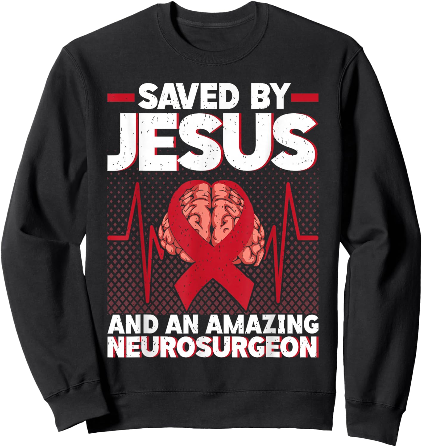 Brain Aneurysm Awareness Survivor Sweatshirt - Sweatshirt | Black