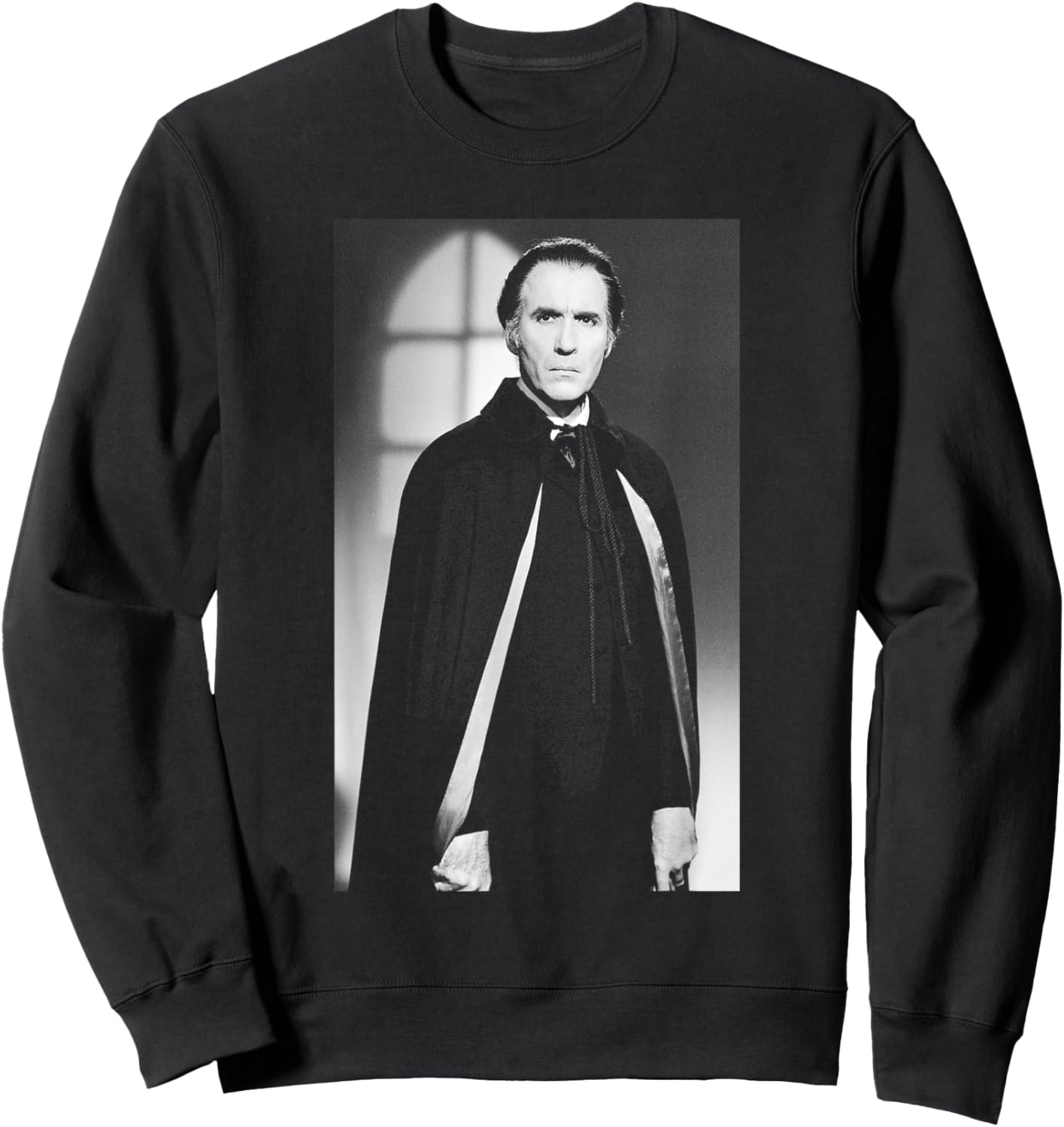 Christopher Lee Dracula A.D. 1972 Actor 1971 Sweatshirt - Sweatshirt | Black