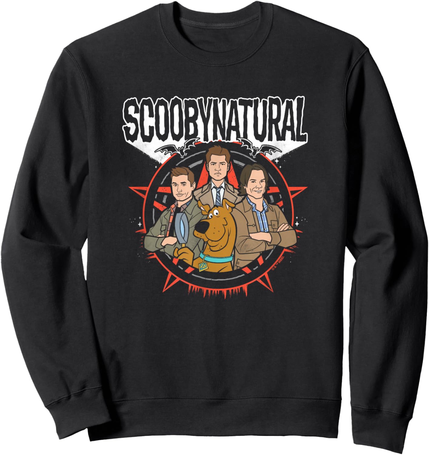 Supernatural - Adults, Black, S, Short Sleeve, Classic Fit, Cotton, Polyester, Scoobynatural Sweatshirt - Sweatshirt | Black