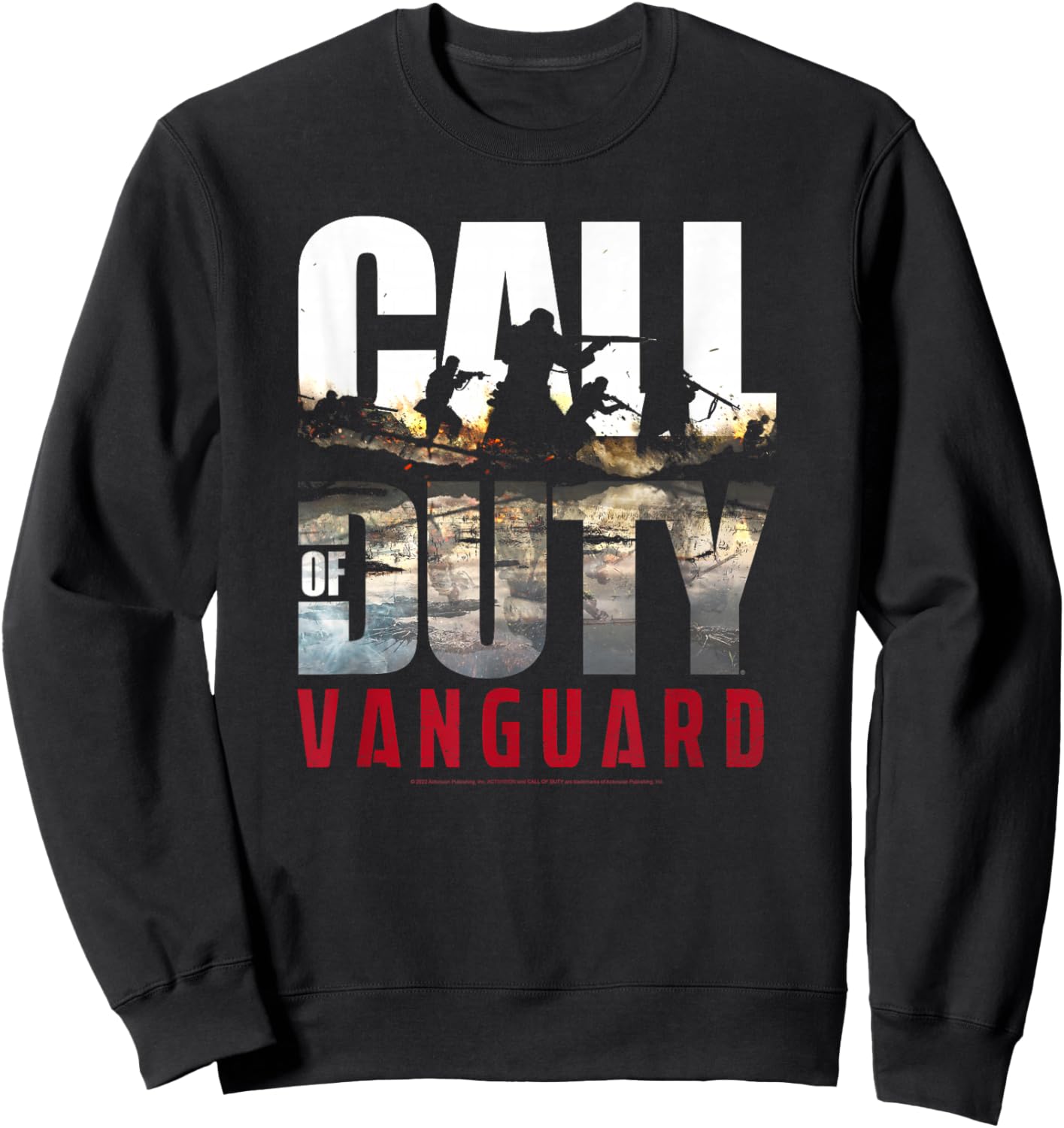 Call of Duty Vanguard Main Poster Video Game Sweatshirt - Sweatshirt | Black