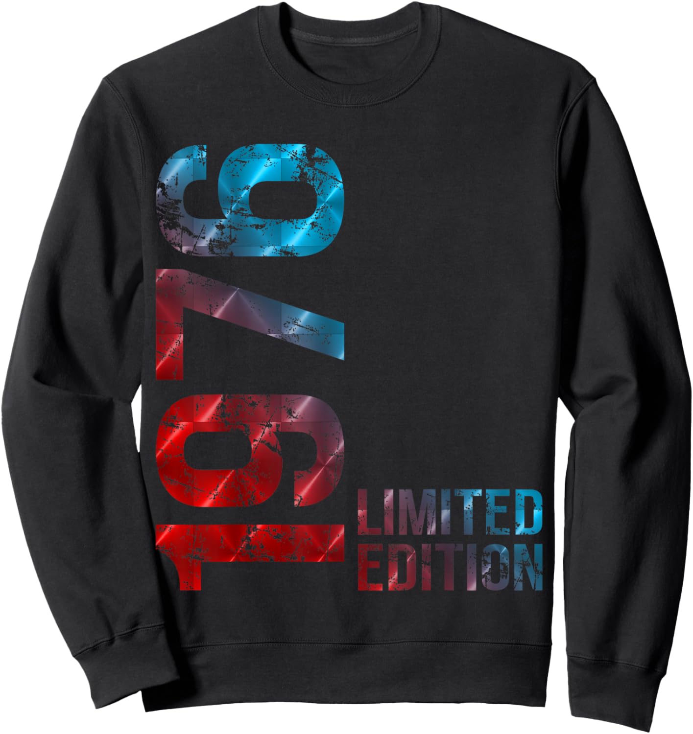 50th Birthday Man Woman 50 Years 1976 Sweatshirt - Sweatshirt | Black