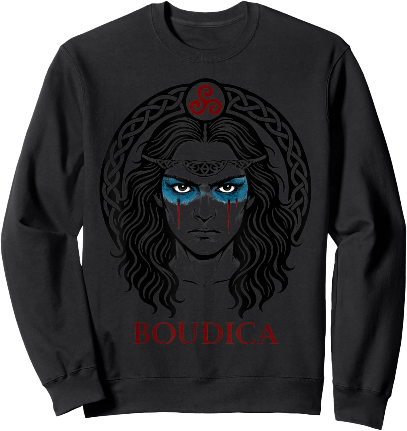 BOUDICA. Warrior Queen Sweatshirt - Sweatshirt | Black