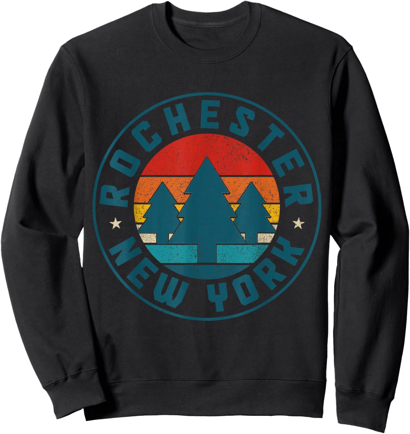 Rochester New York NY Pride Souvenirs Sweatshirt - Sweatshirt | Black