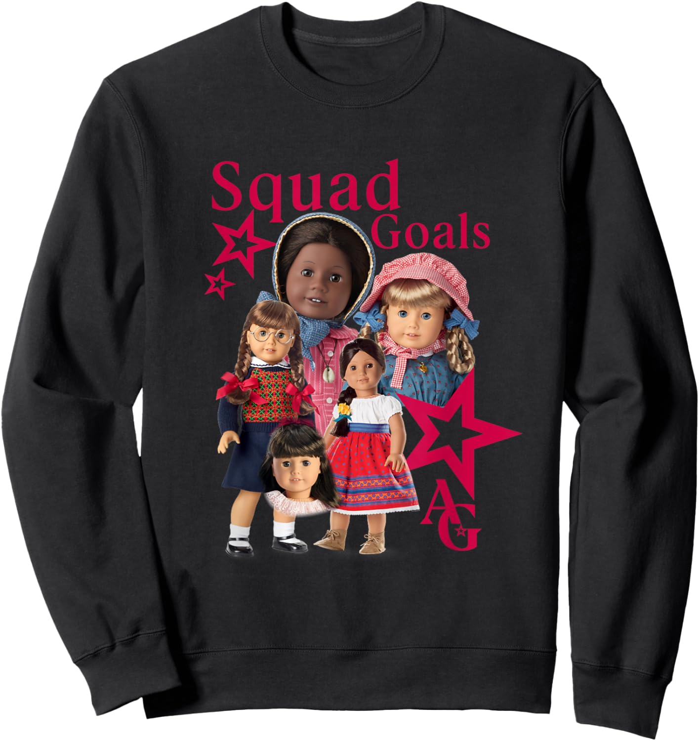 American Girl - Squad Goals Sweatshirt - Sweatshirt | Black