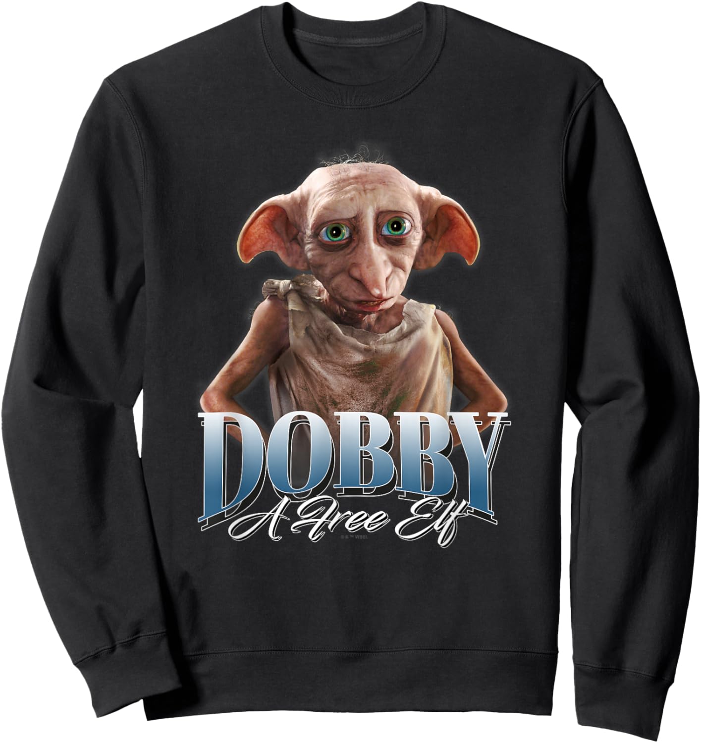 Harry Potter Dobby The Elf Homage Sweatshirt - Sweatshirt | Black