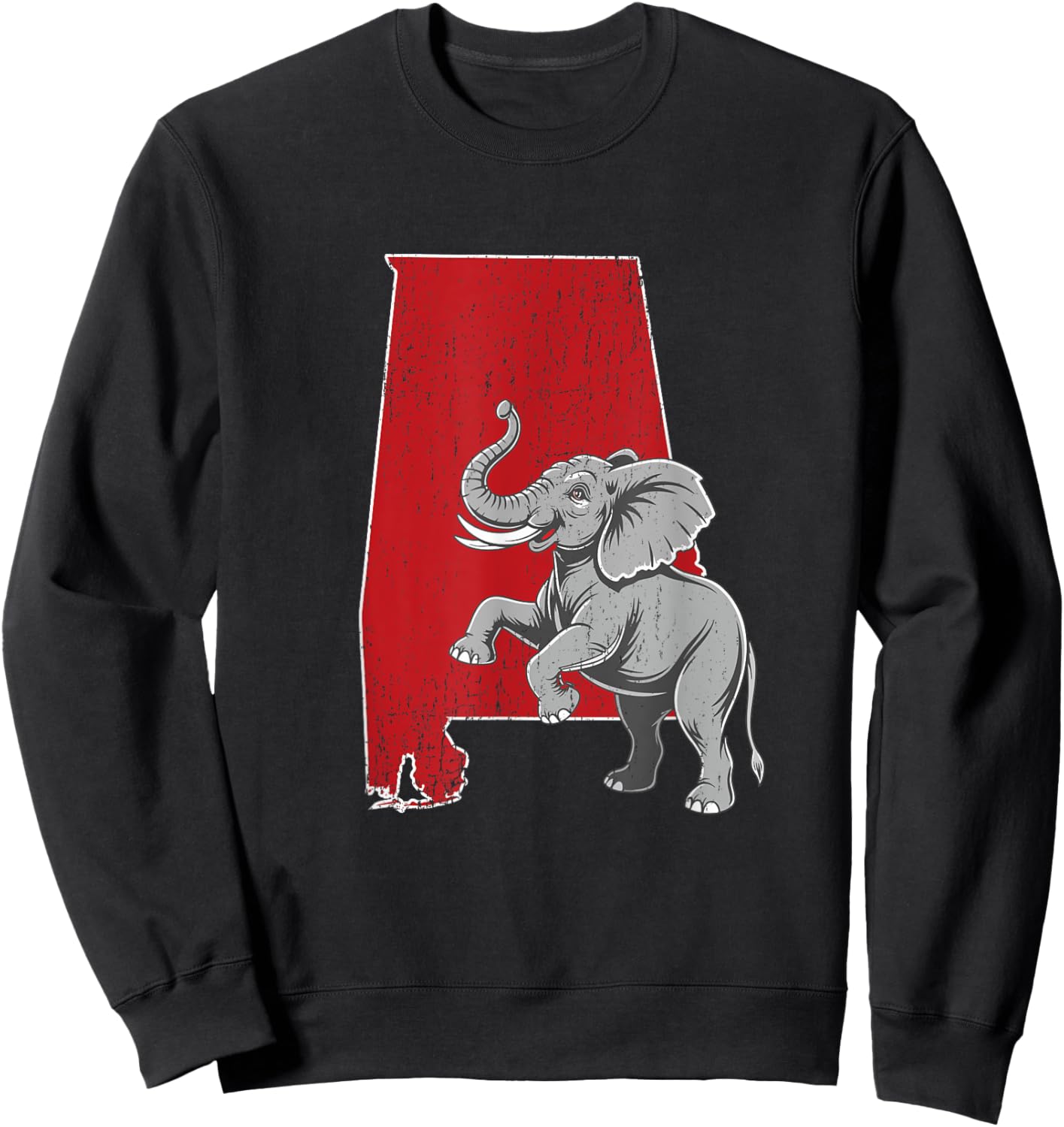 Alabama Football Lover - Elephant Game Day Sweatshirt - Sweatshirt | Black