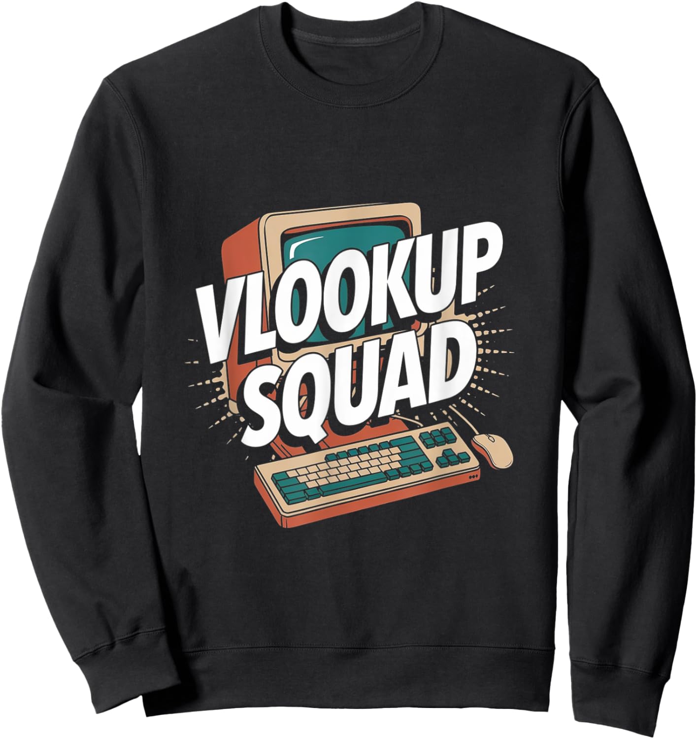 Funny Data Analytic Data Engineer Funny Data Analyst VLOOKUP Sweatshirt - Sweatshirt | Black