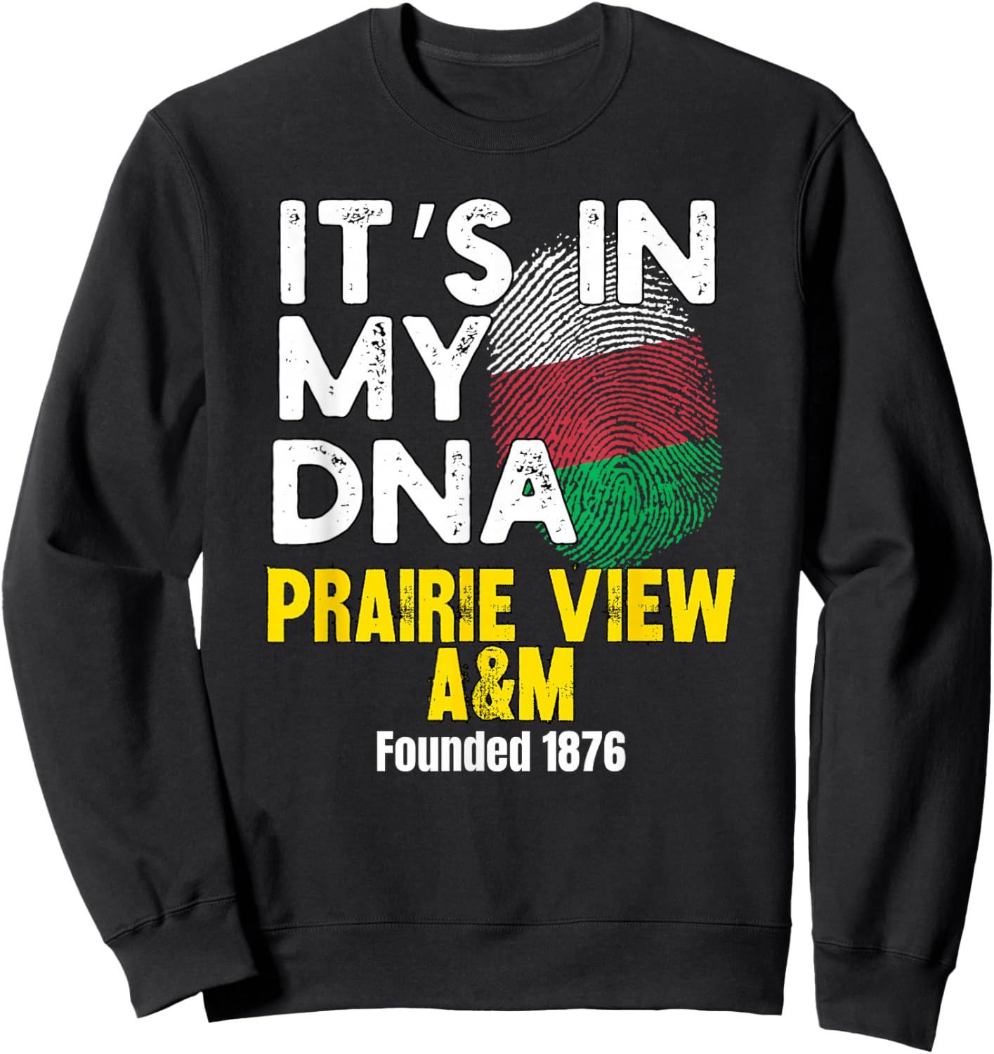 Prairie View A&M, PVAMU, Souvenir HBC Urban Apparel Sweatshirt - Sweatshirt | Black