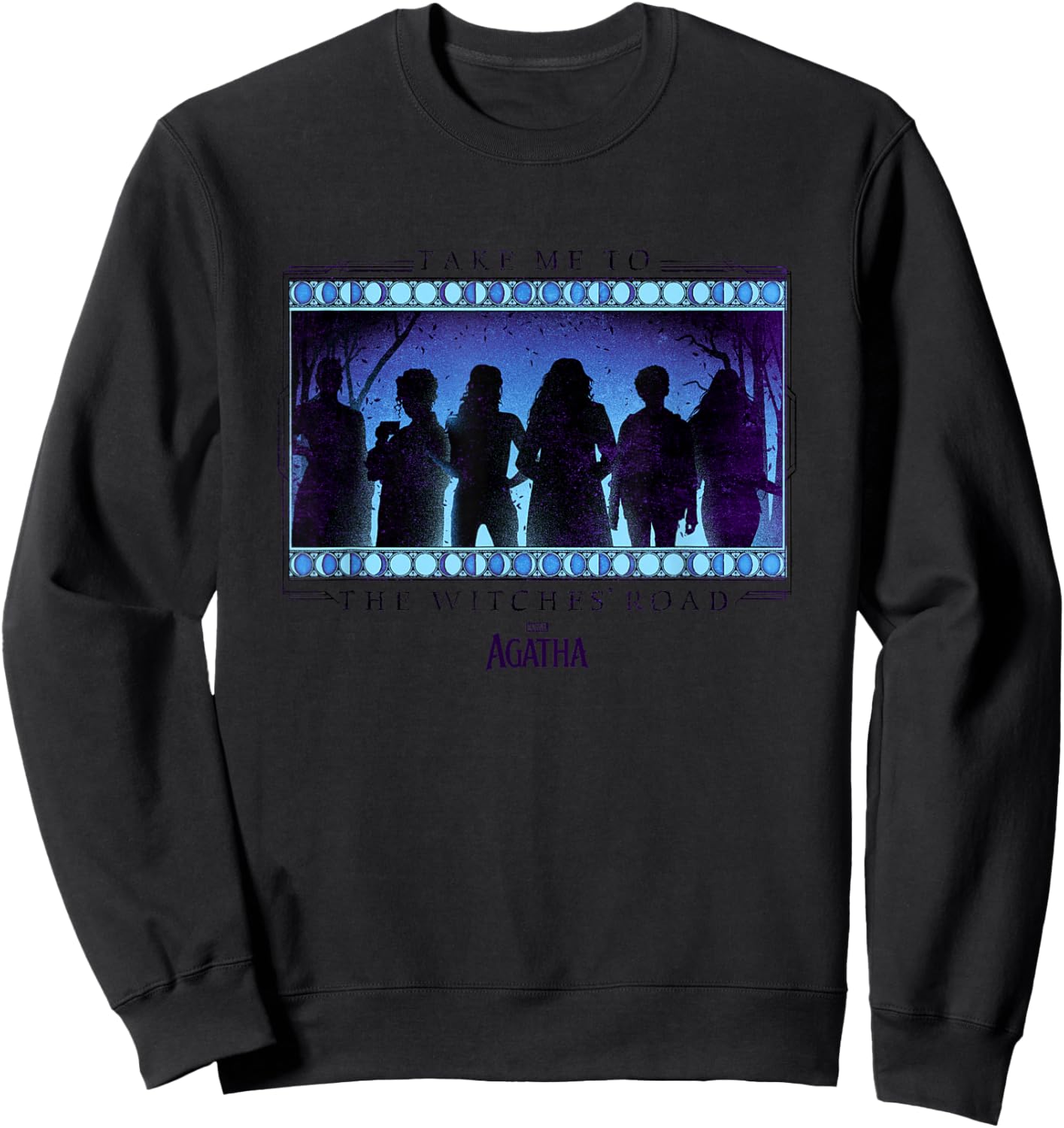 Marvel Agatha All Along Take Me To The Witches' Road Sweatshirt - Sweatshirt | Black
