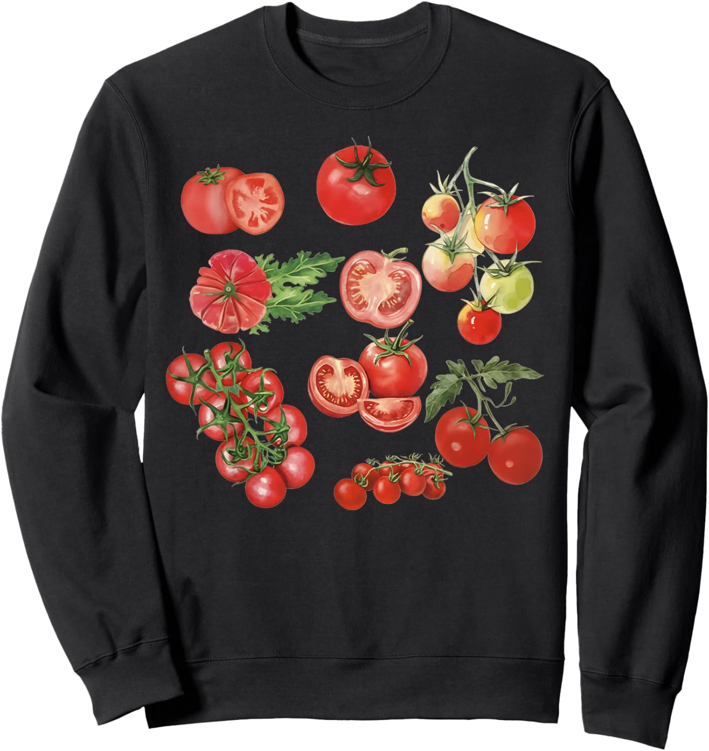 Tomate Saison Jardinage Légumes Fermier Ferme Hommes Femmes Enfant Sweatshirt - Sweatshirt | Black