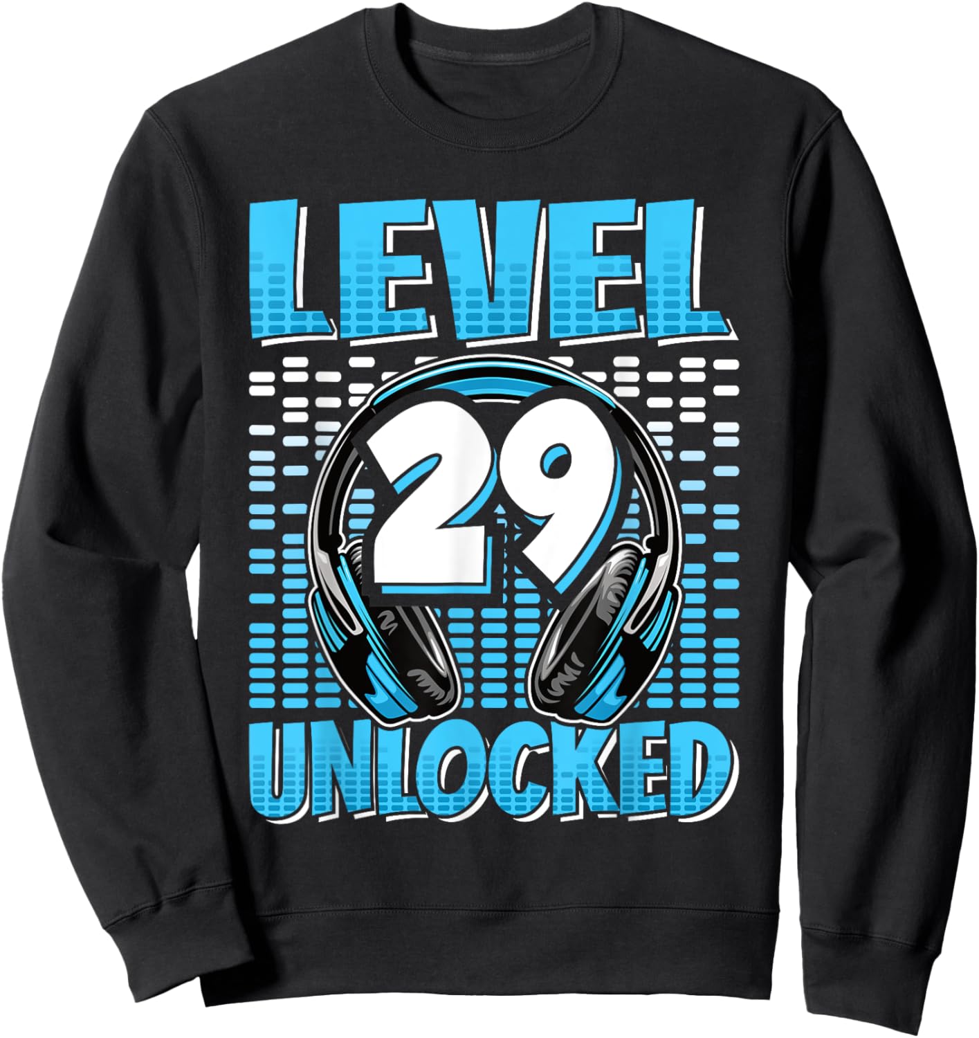 Level 29 Unlocked Gaming 29 Years Old 29th Birthday Men Sweatshirt - Sweatshirt | Black