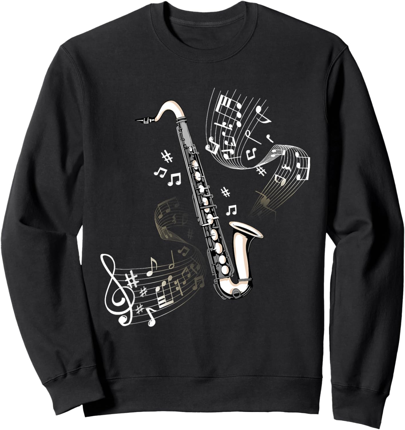 Bass Clarinet Player Orchestral Band Children Bass Clarinet Sweatshirt - Sweatshirt | Black