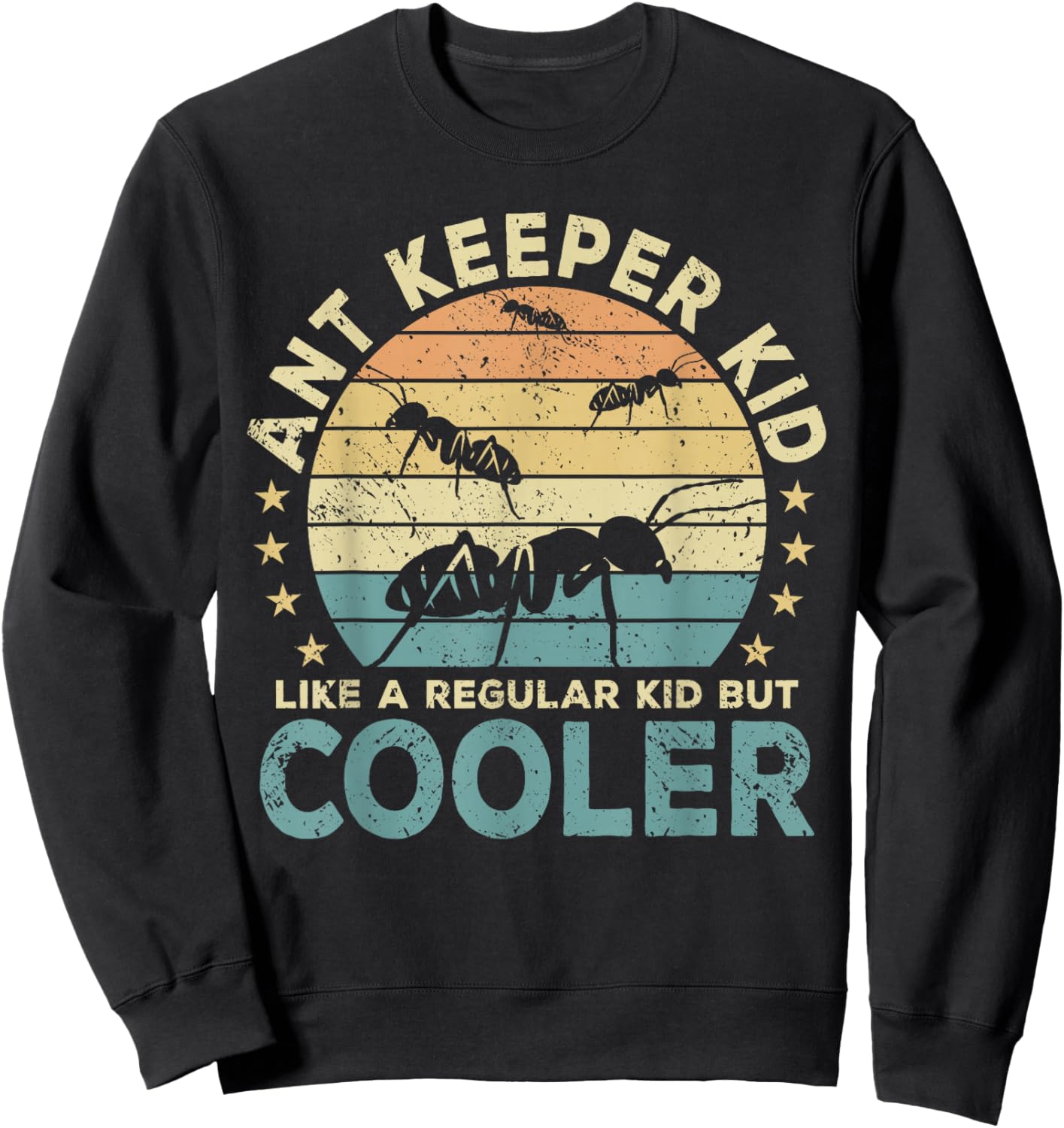 Ant Keeper Kid Ants Funny Ant Keeping Sweatshirt - Sweatshirt | Black