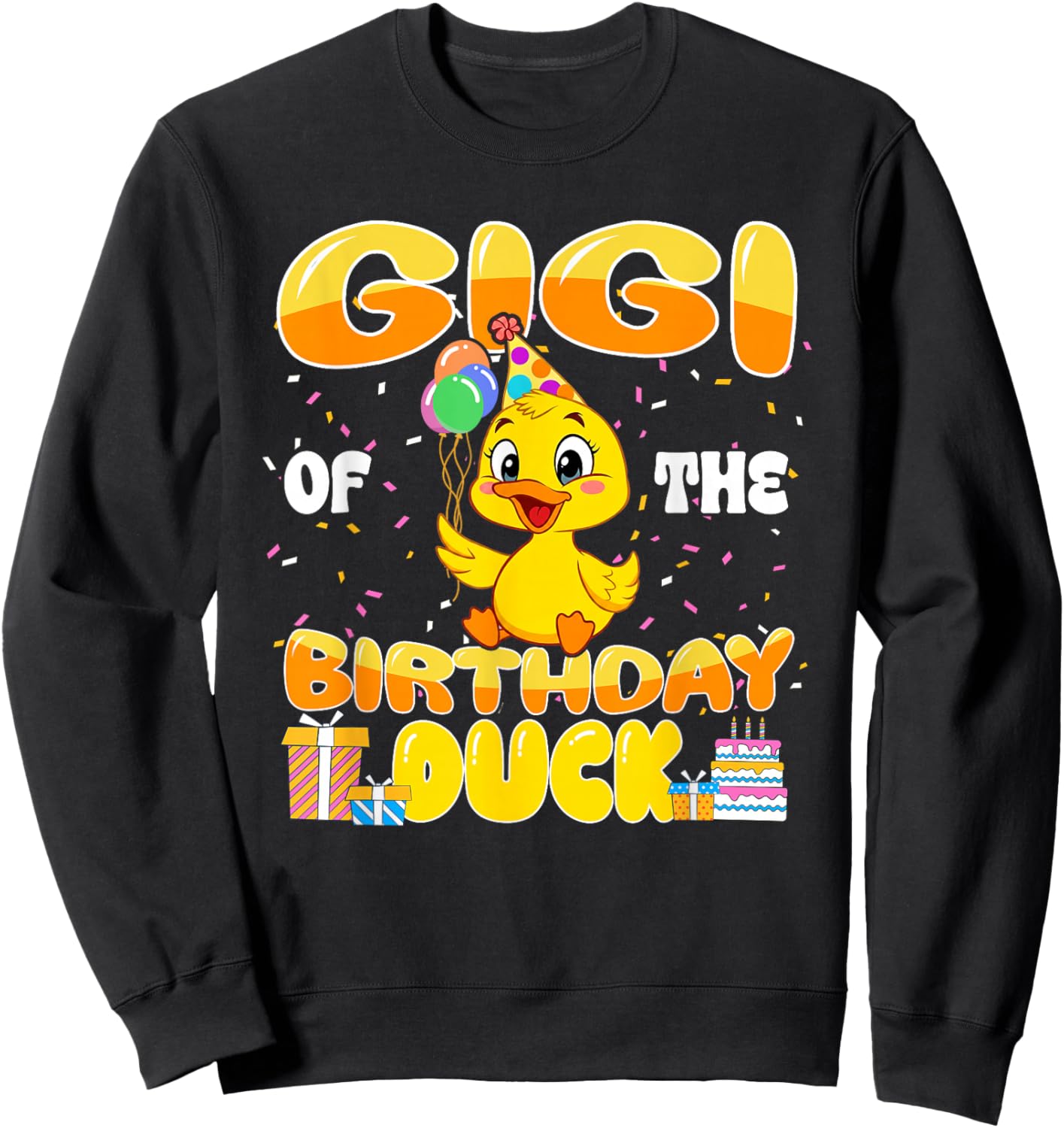 Gigi of The Birthday Duck Boy Rubber Duck Bday Family Sweatshirt - Sweatshirt | Black