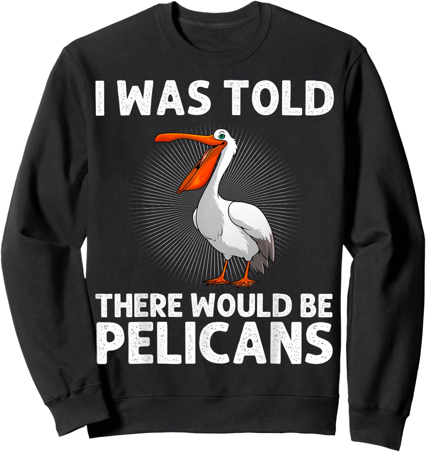 Cool Pelican Design Women Kids Pelican Bird Pelican Sweatshirt - Sweatshirt | Black