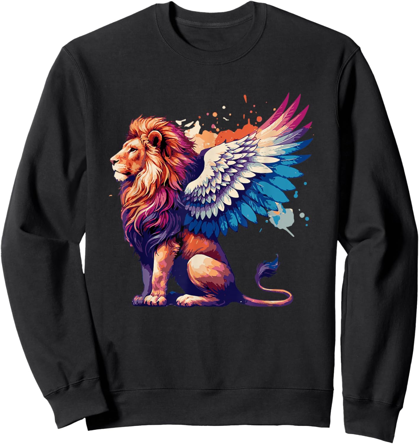Winged Lion Griffin Sweatshirt - Sweatshirt | Black