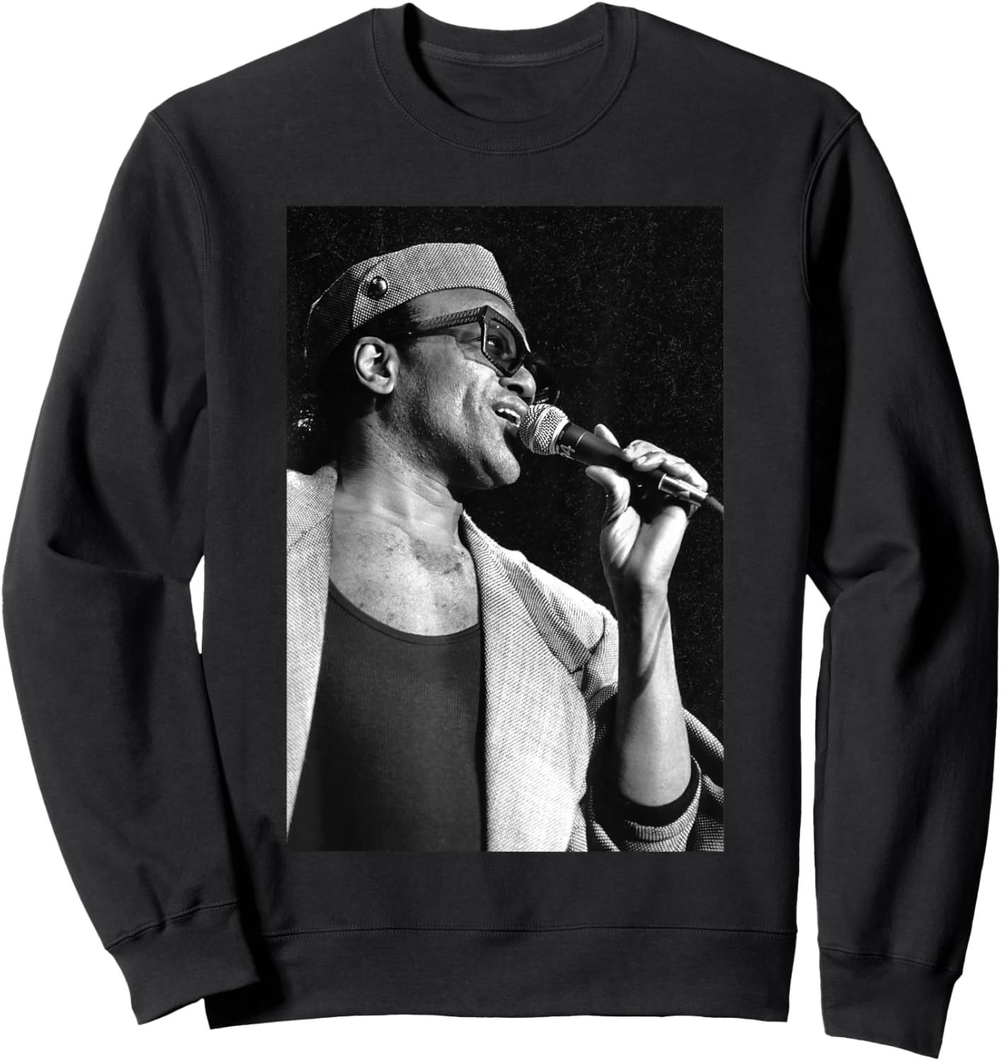 Singer Bobby Womack Live By Stephen Wright Sweatshirt - Sweatshirt | Black