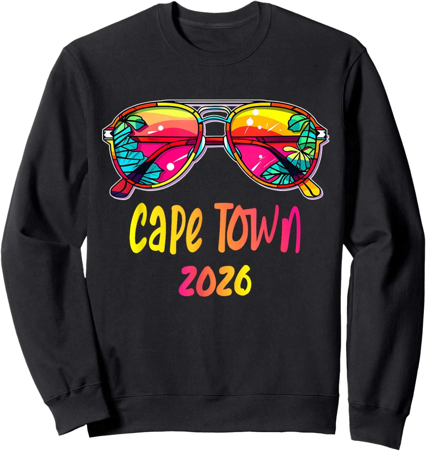 Cape Town 2026 Sunglasses Outfit Cape Town 2026 Sweatshirt - Sweatshirt | Black