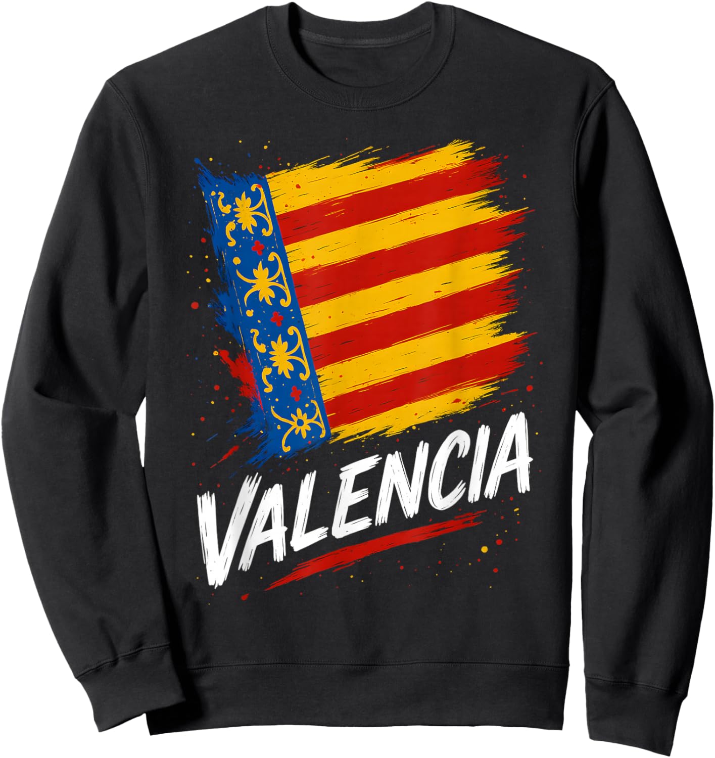 Valencia Flag Valencian Pride Sweatshirt - Sweatshirt | Black