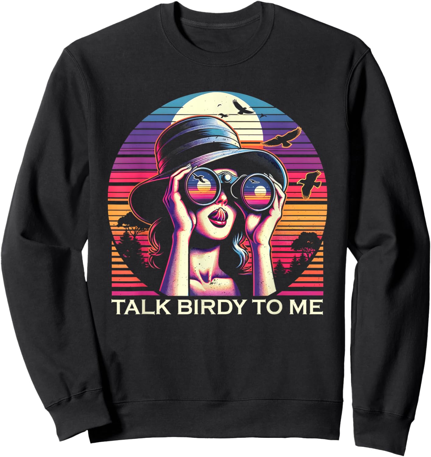 Talk Birdy To Me Sweatshirt - Sweatshirt | Black