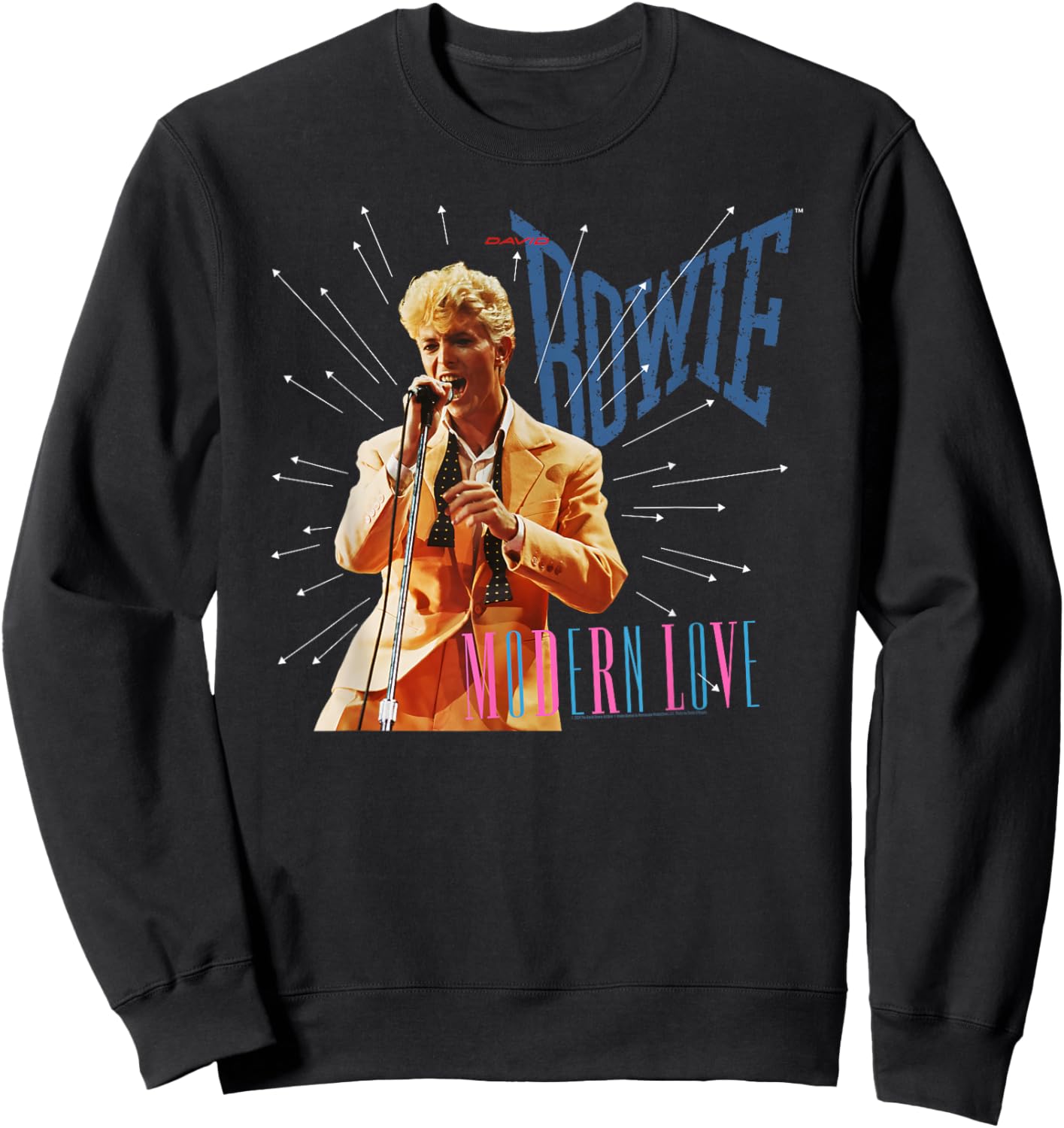 David Bowie Modern Love Photo by Denis O’Regan Sweatshirt - Sweatshirt | Black