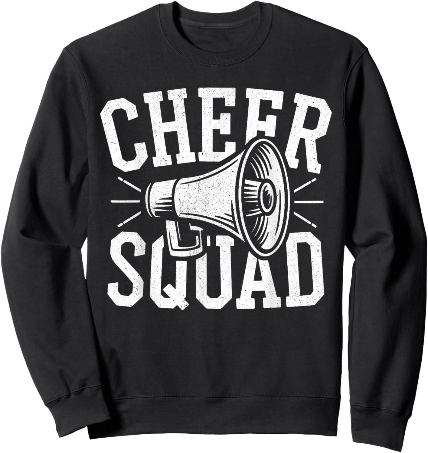 Cheer Squad Shirt Cheerleading Men Women Cheerleader Team Sweatshirt - Sweatshirt | Black
