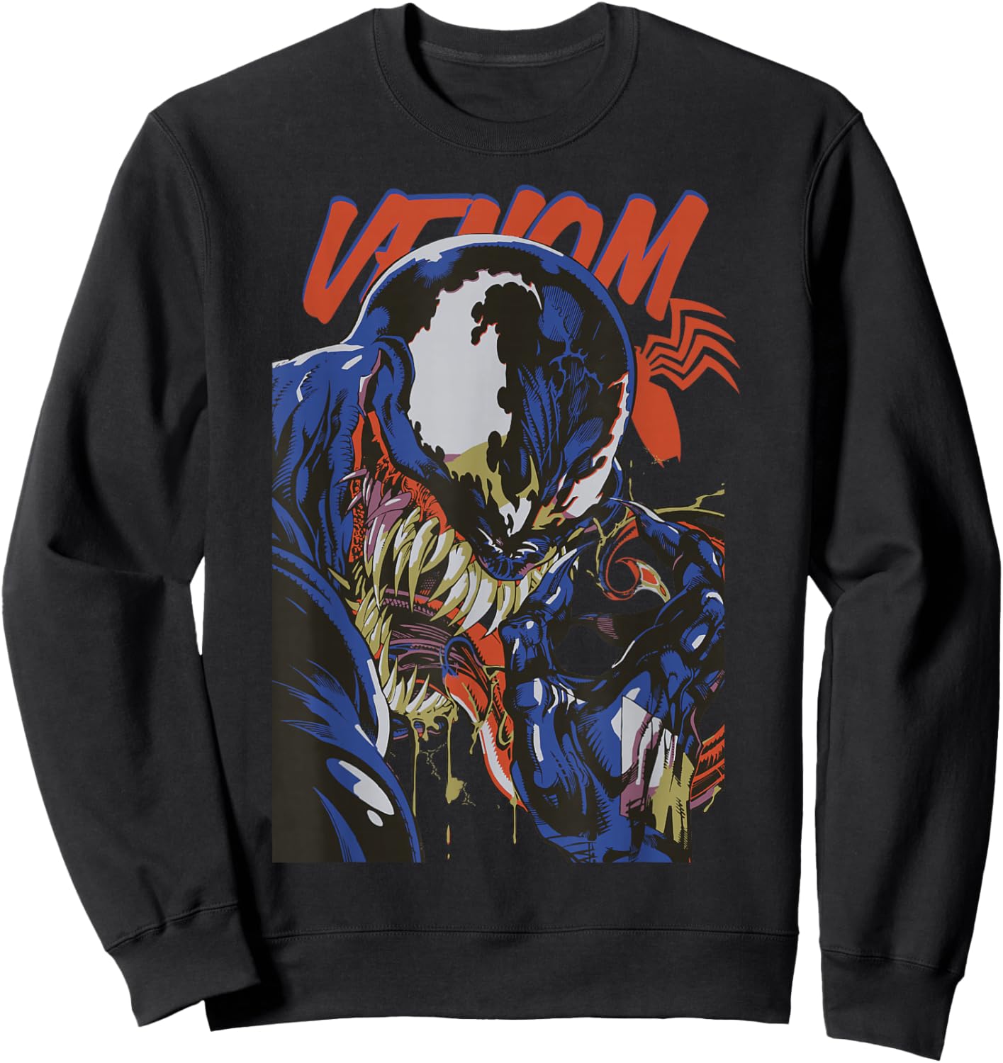 Marvel Venom Cool Graphic Artwork Sweatshirt - Sweatshirt | Black
