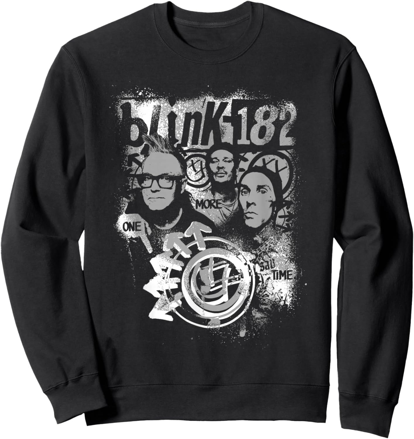 Official Blink-182 One More Time Portrait Sweatshirt - Sweatshirt | Black