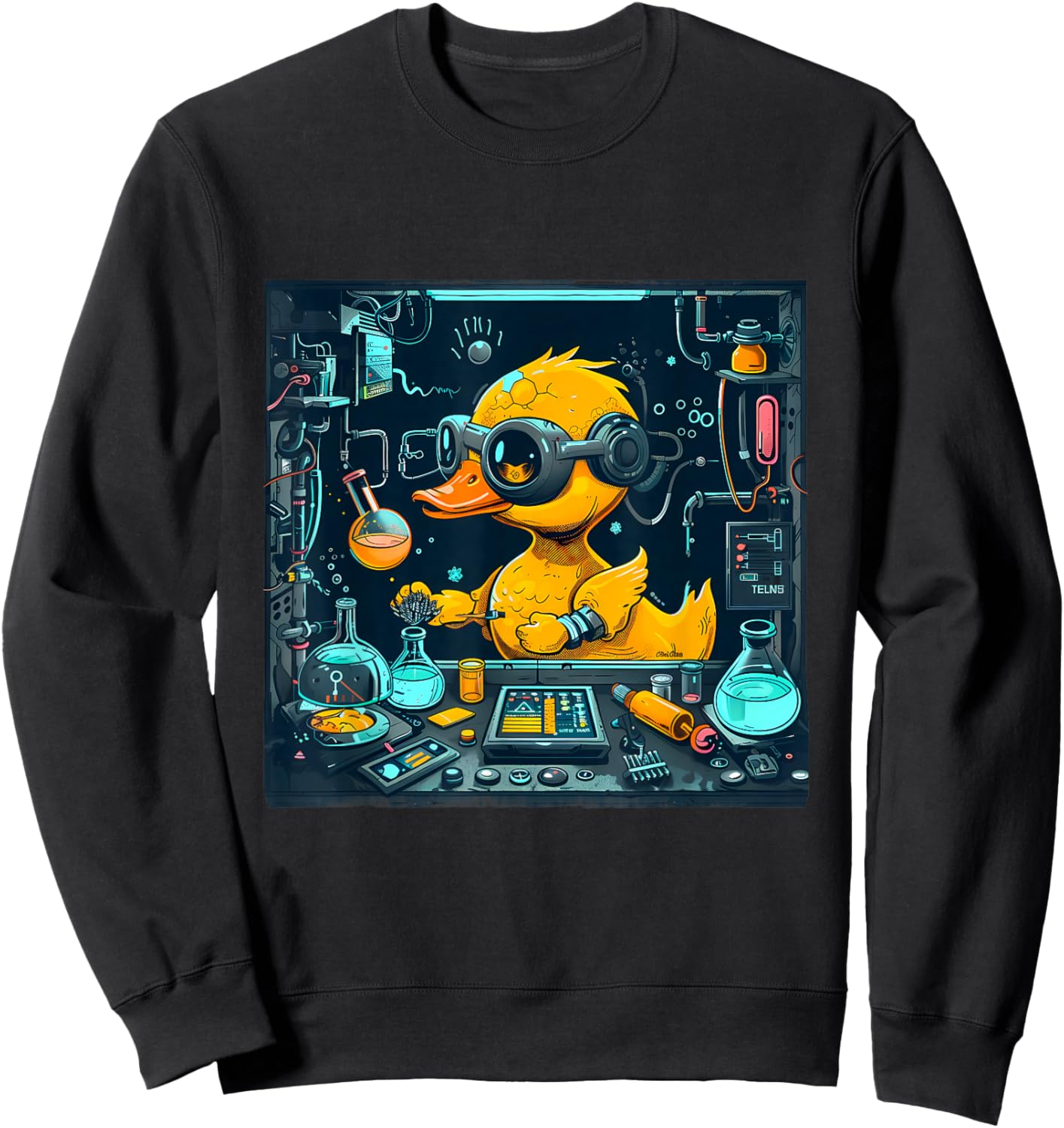 Rubber Duck Physics Chemists Teacher Science Rubber Duckie Sweatshirt - Sweatshirt | Black