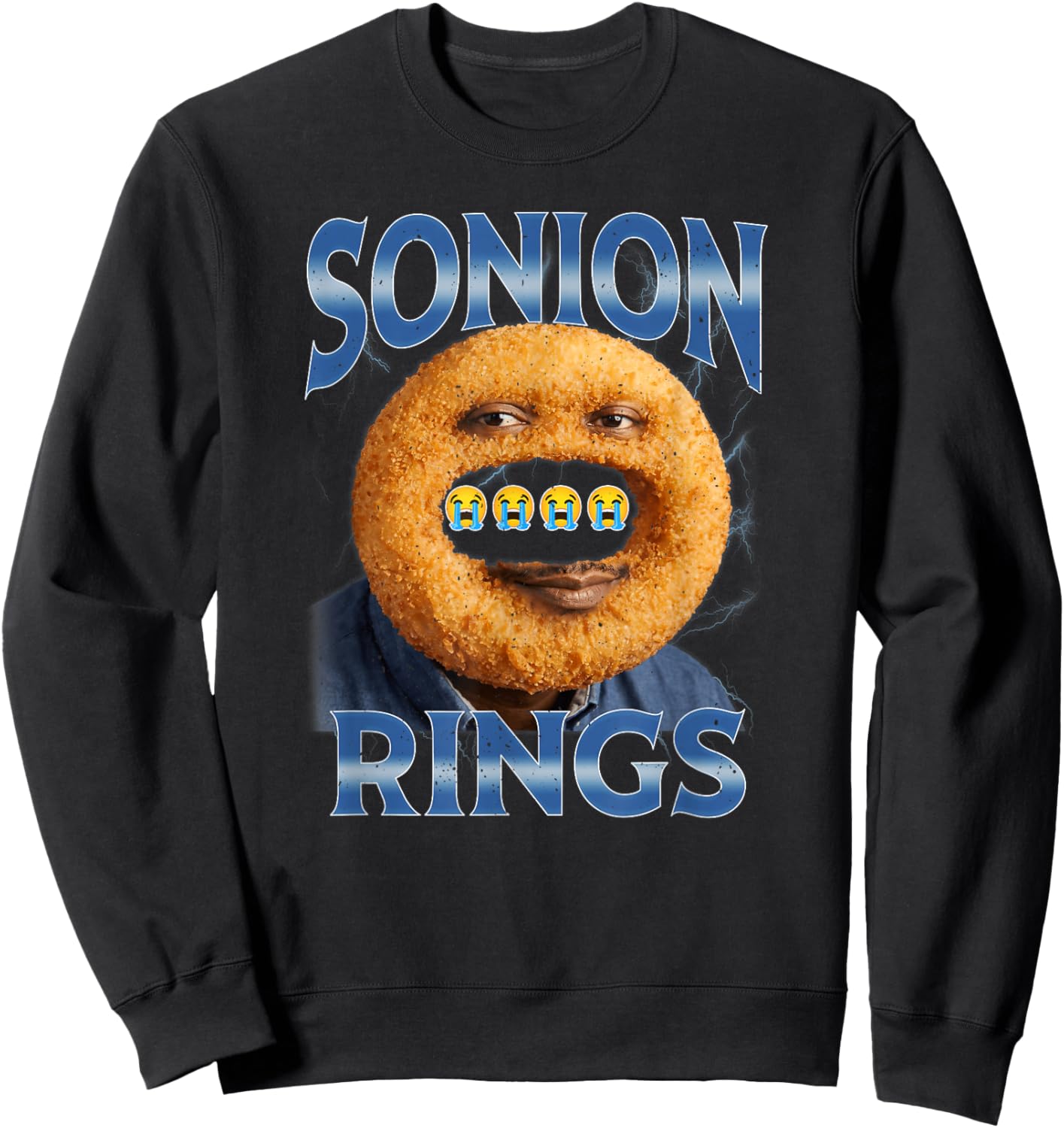 Sonion Rings Son Onion Meme Bootleg Style Sweatshirt - Sweatshirt | Black