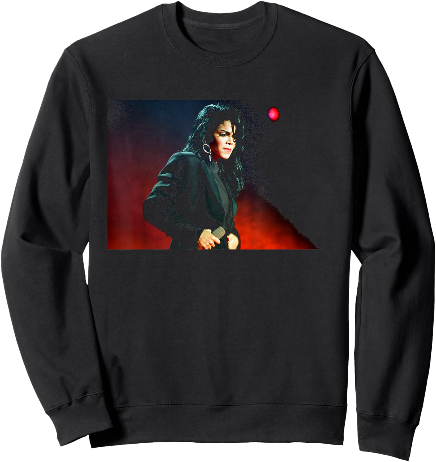 Janet Jackson Live Rhythm Nation World Tour Escapade 1990 Sweatshirt - Sweatshirt | Black