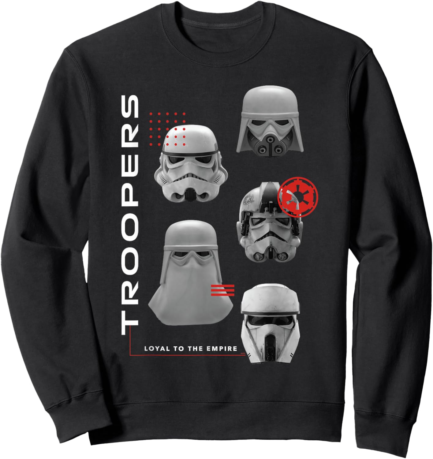 Star Wars: The Mandalorian and Grogu Loyal Imperial Troopers Sweatshirt - Sweatshirt | Black