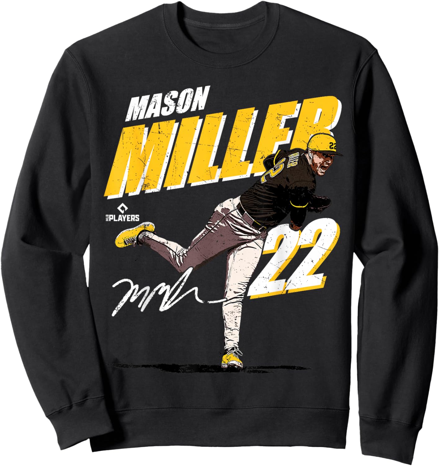 Mason Miller | San Diego MLB Baseball Players | MLBMSM204M Sweatshirt - Sweatshirt | Black