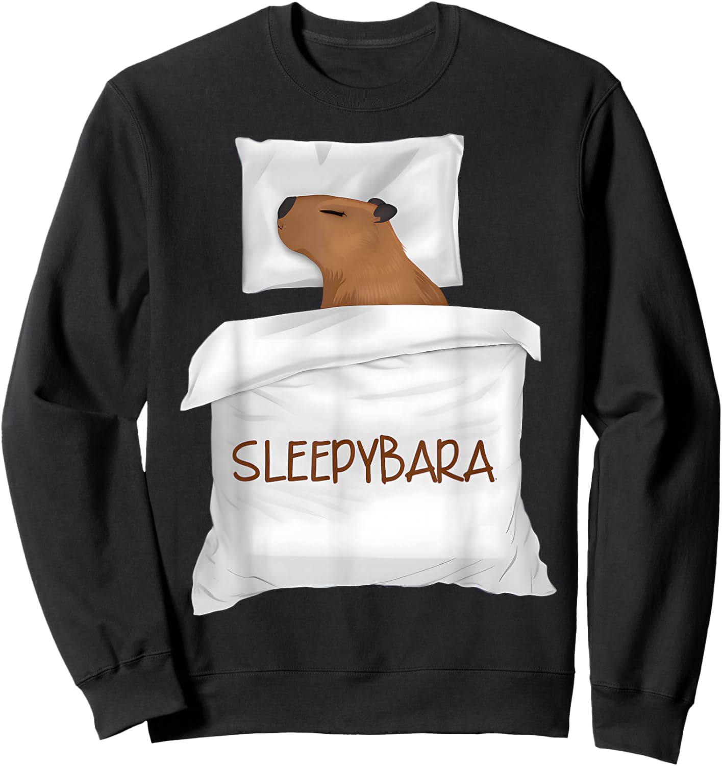 Capybara Official Rodent Pyjamas Sweatshirt - Sweatshirt | Black