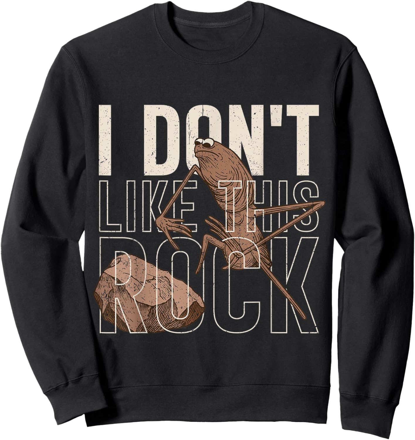 Ich mag diesen Rock Marcus The Worm Sweatshirt - Sweatshirt | Black