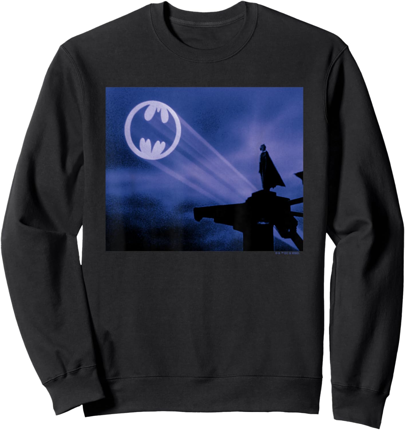 Batman 1989 Bat Signal Sweatshirt - Sweatshirt | Black