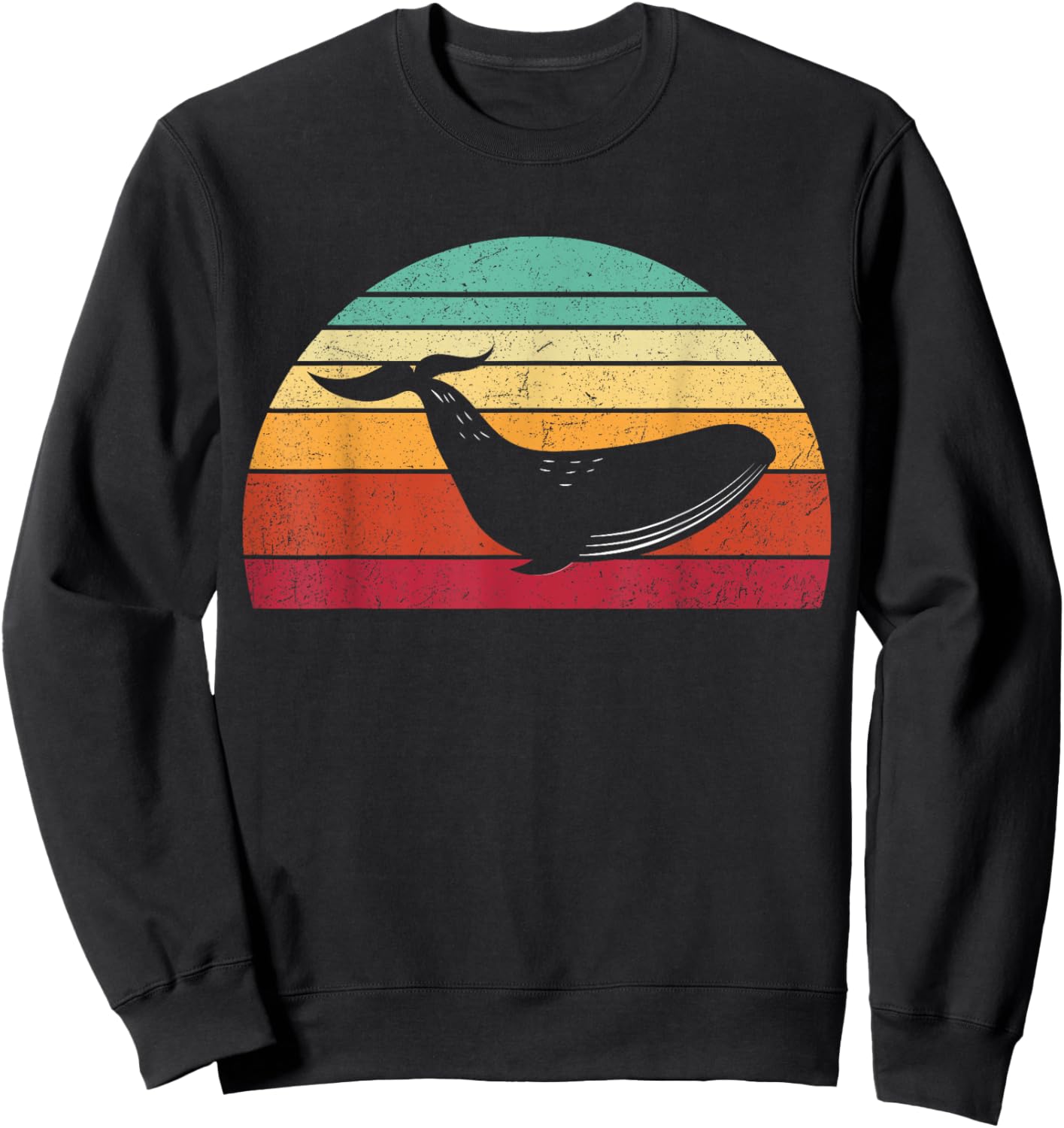 Save The Blue Whale Endangered Animal Specie Ocean Awareness Sweatshirt - Sweatshirt | Black