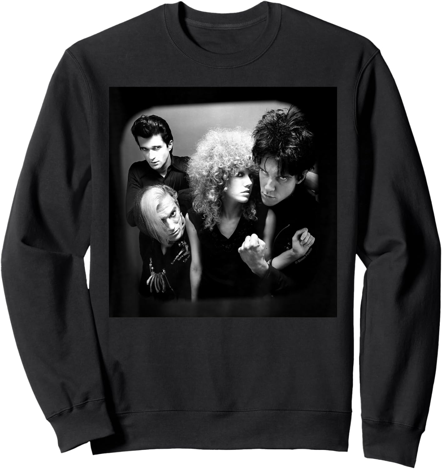 The Cramps Punk Band Photoshoot By Simon Fowler Sweatshirt - Sweatshirt | Black