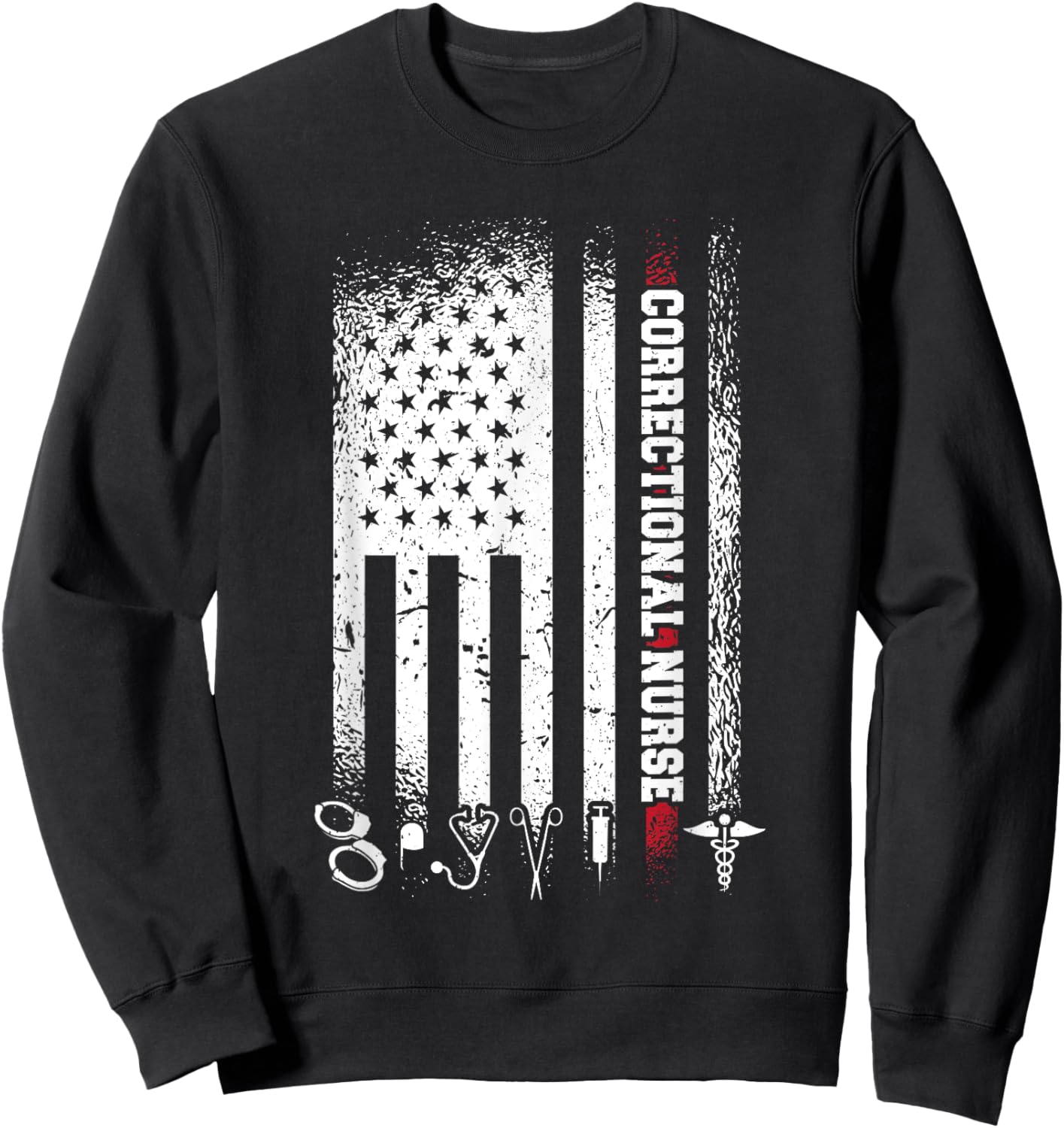 Corrections Nursing Jail Nurse Correctional Nurse Sweatshirt - Sweatshirt | Black